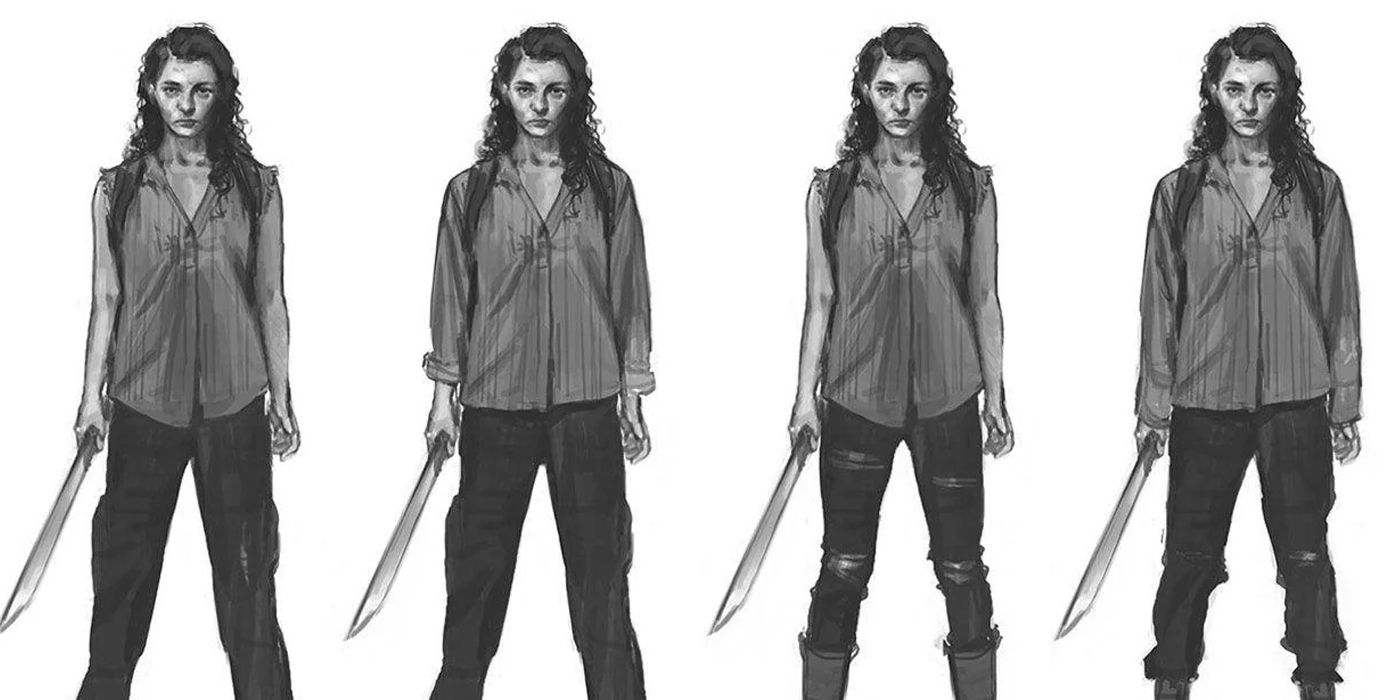 Abby concept art The Last of Us