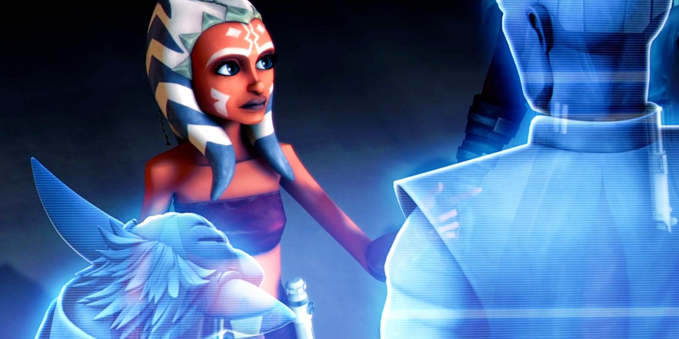 Ahsoka speaks to the Jedi Council in Star Wars The Clone Wars season 1, episode 2