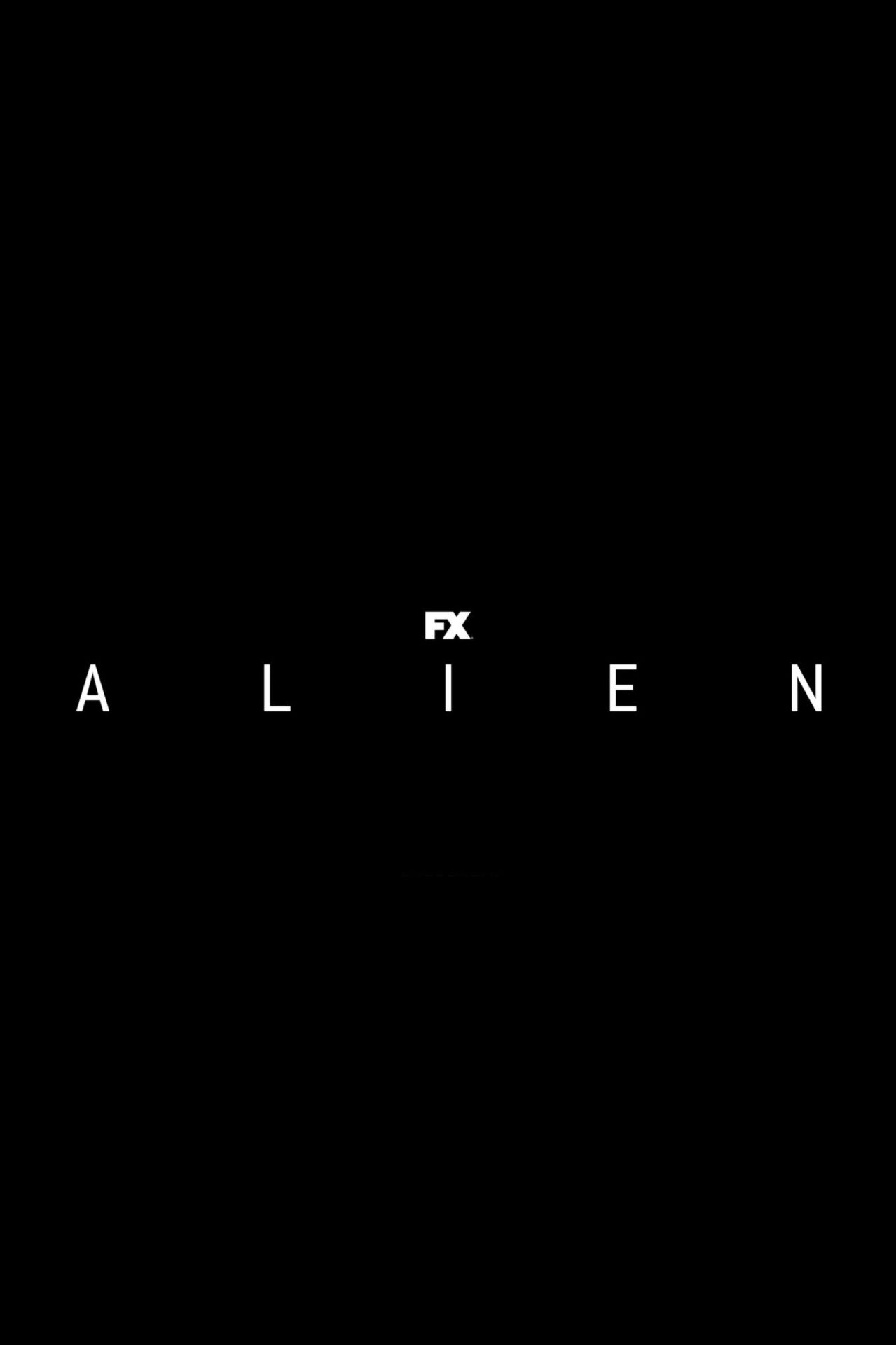 Pôster do logotipo da série de TV Alien FX
