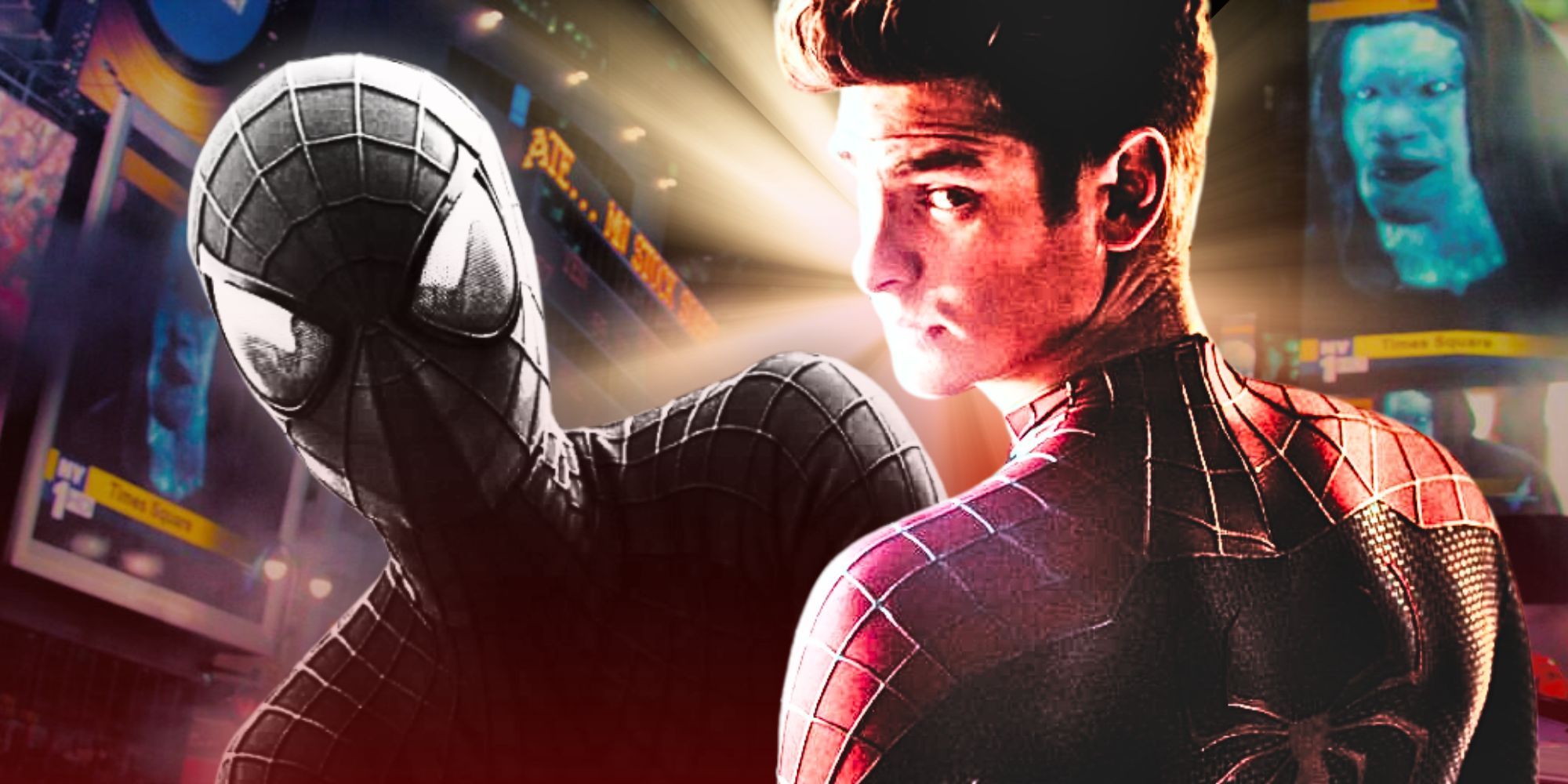 Andrew Garfield's Spider-Man With A Black Suit