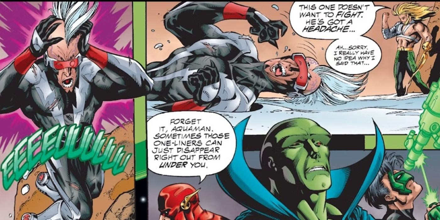Aquaman Attacks White Martian and Gives Them Seizure DC
