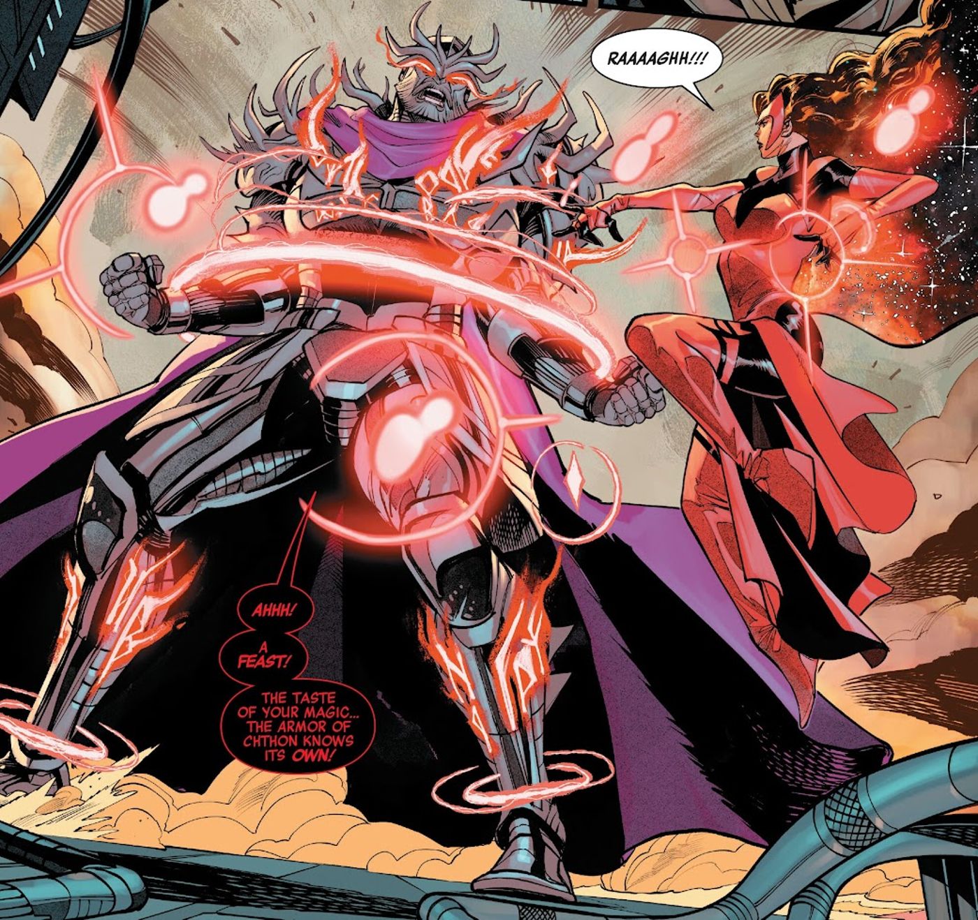 “The Armor of Chthon”: Avengers’ New Weapon Is Scarlet Witch’s Version of Kryptonite