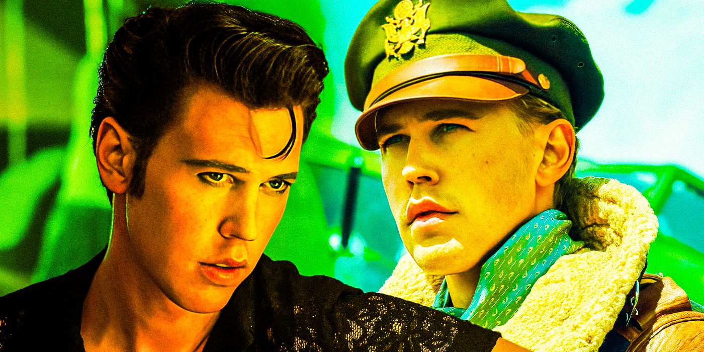 Austin Butler as Elvis and Gale Cleven in Masters of the Air