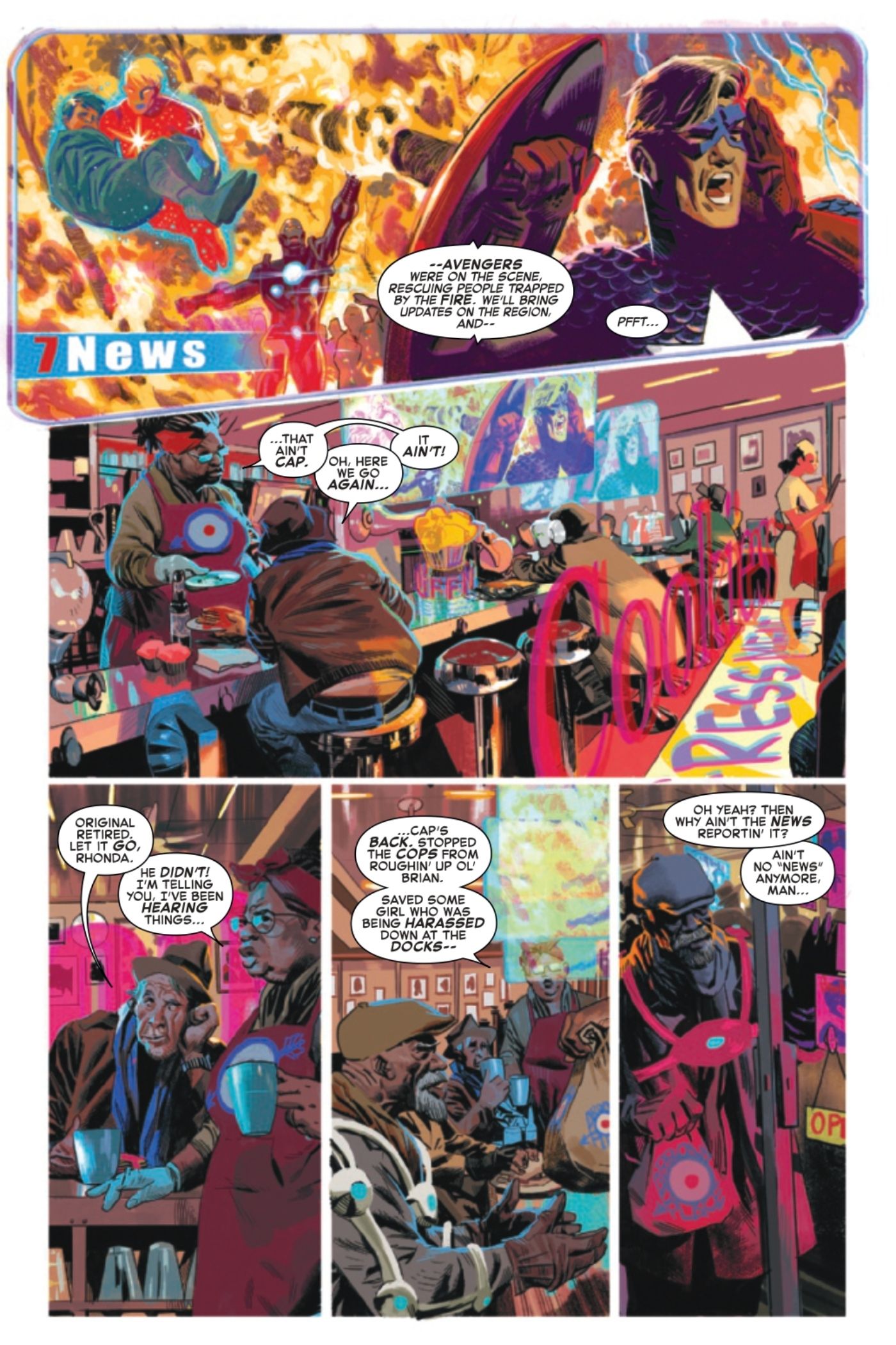 Avengers: Twilight #2 Preview page 5.
