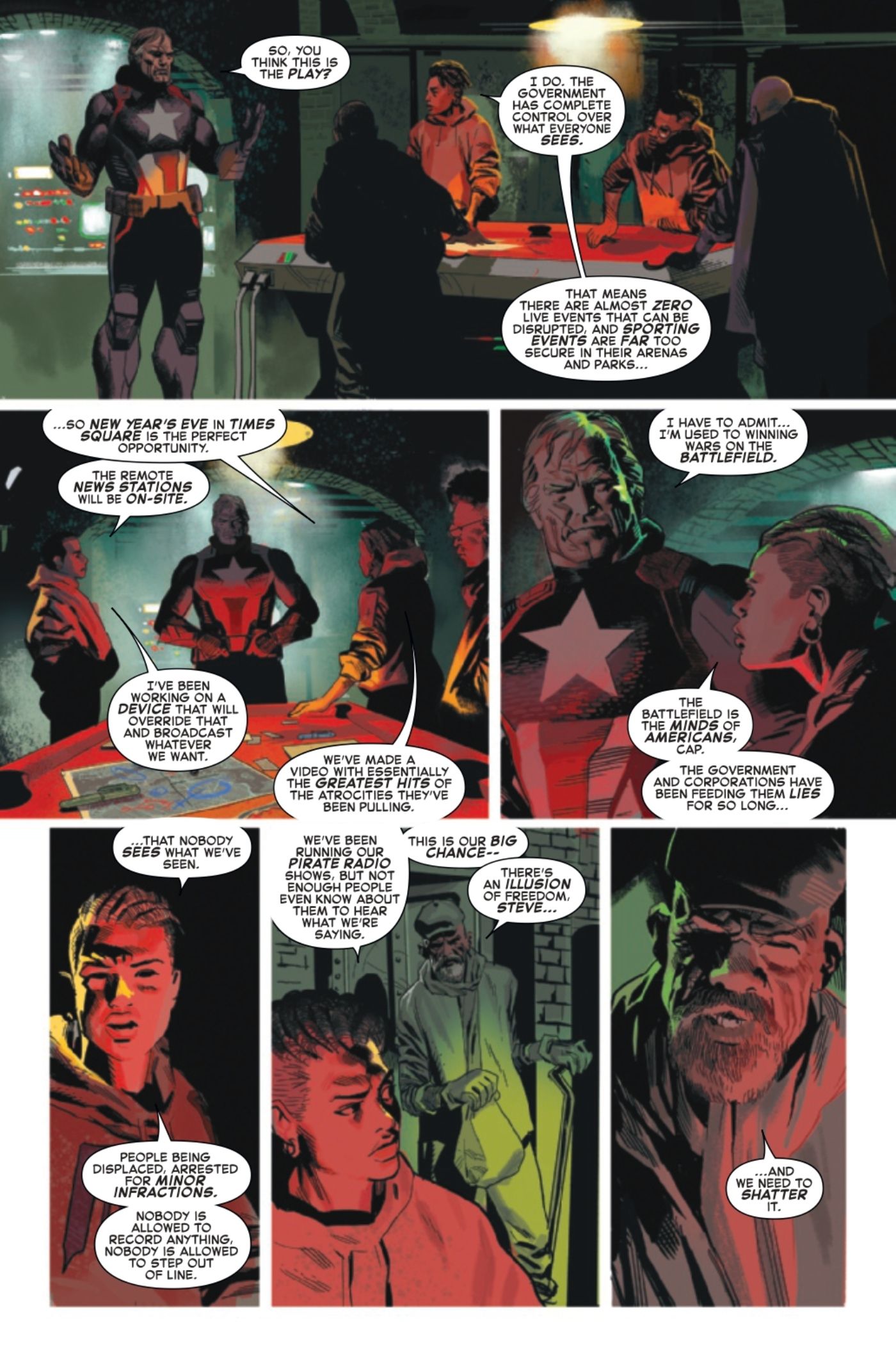 Avengers: Twilight #2 Preview page 6.