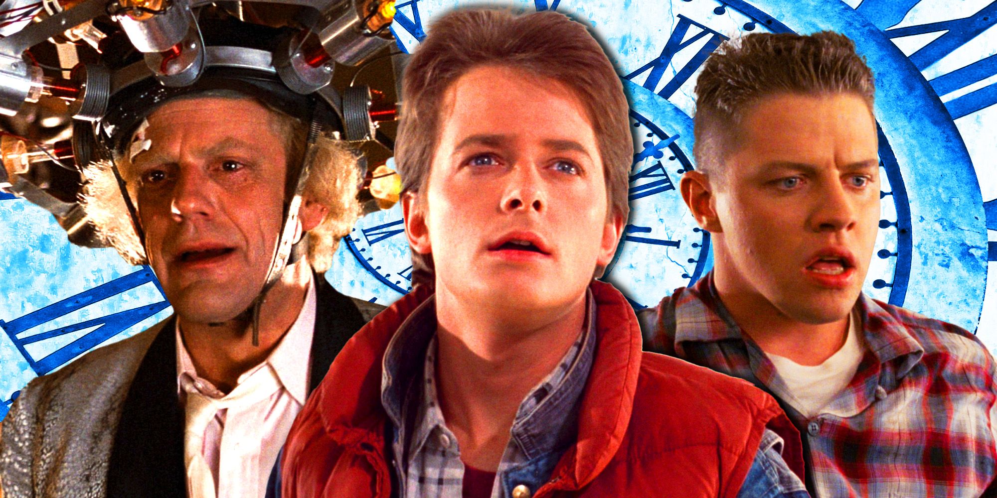 Back to the future cast, marty, doc, and biff