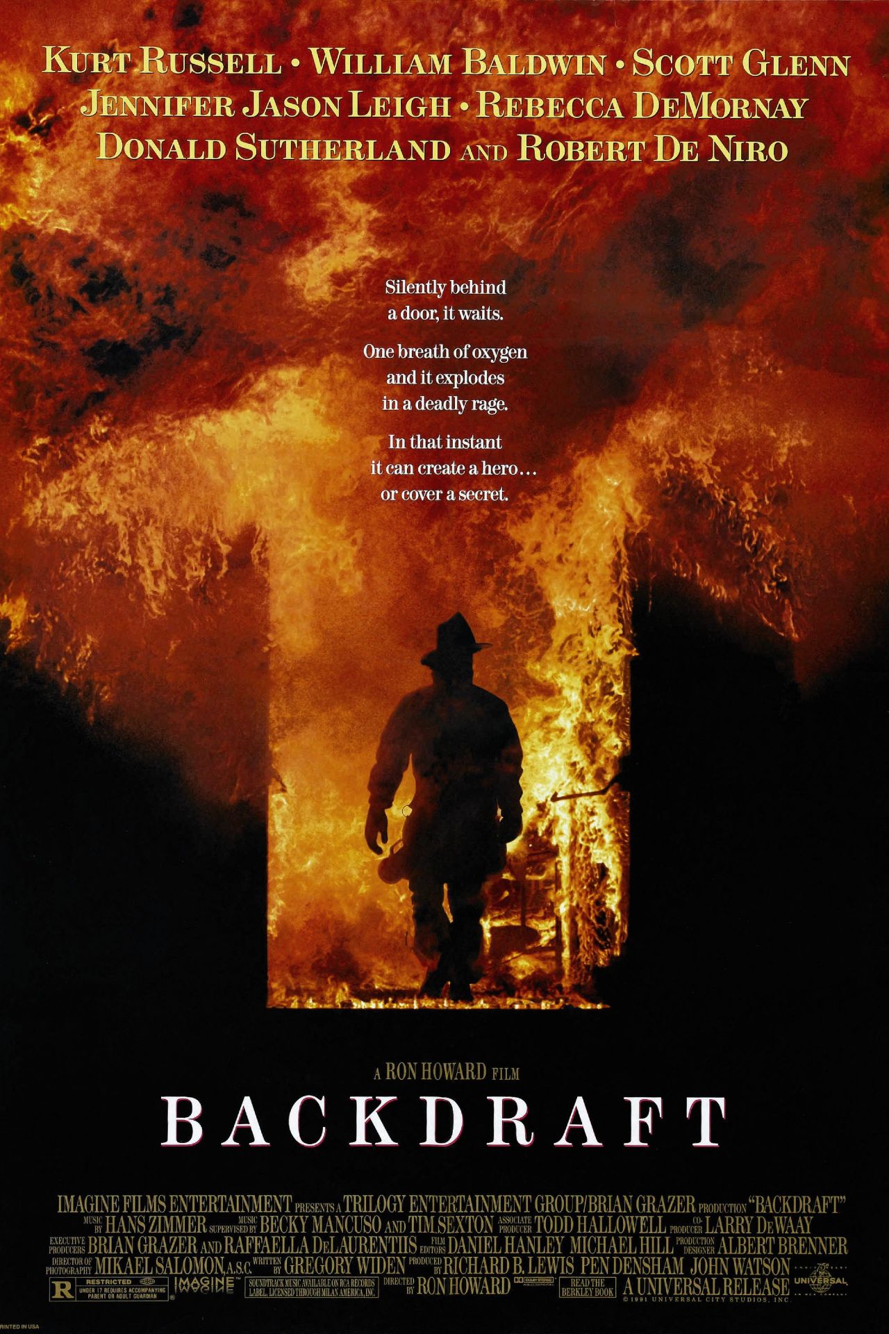 Backdraft 1991 Movie Poster
