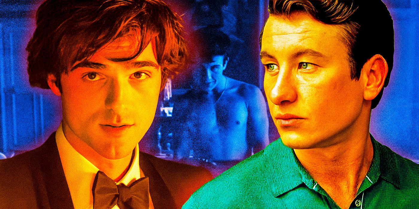Barry Keoghan as Oliver Quick & Jacob Elordi as Felix Catton from Saltburn
