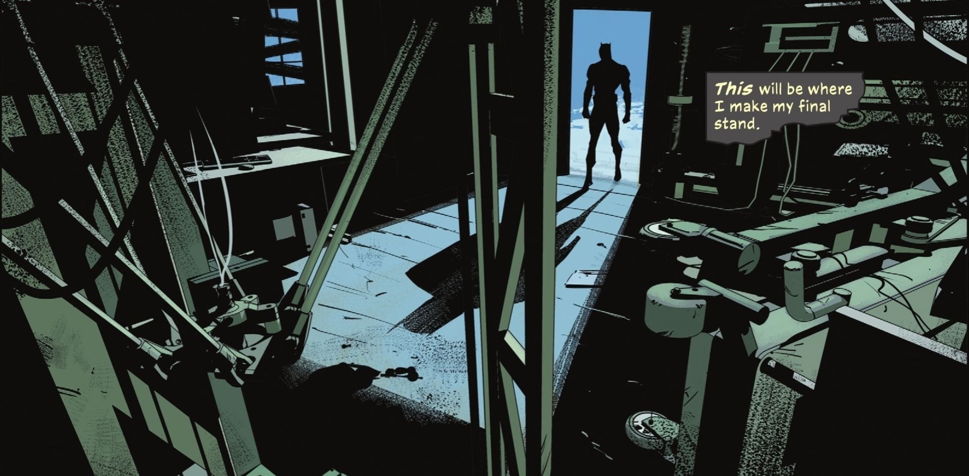 Batman Enters Zur-En-Arrh Workshop DC