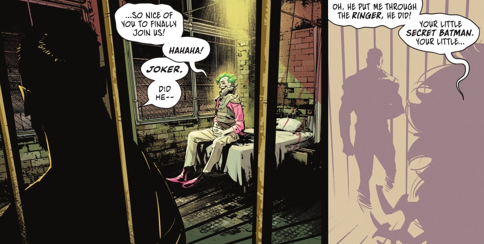 Batman Finds Joker in Prison DC