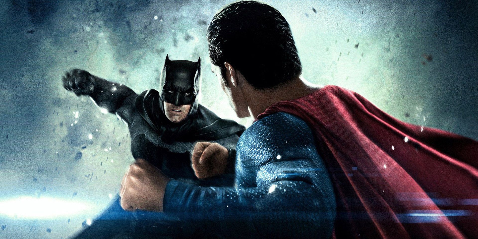Ben Affleck's Batman and Henry Cavill's Superman in Batman V. Superman: Dawn of Justice