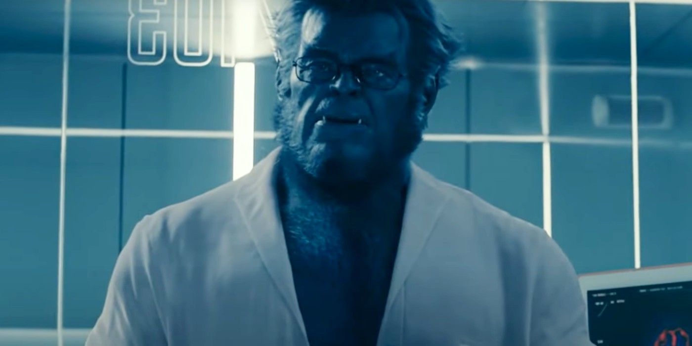Beast in a lab coat in The Marvels' post-credits scene