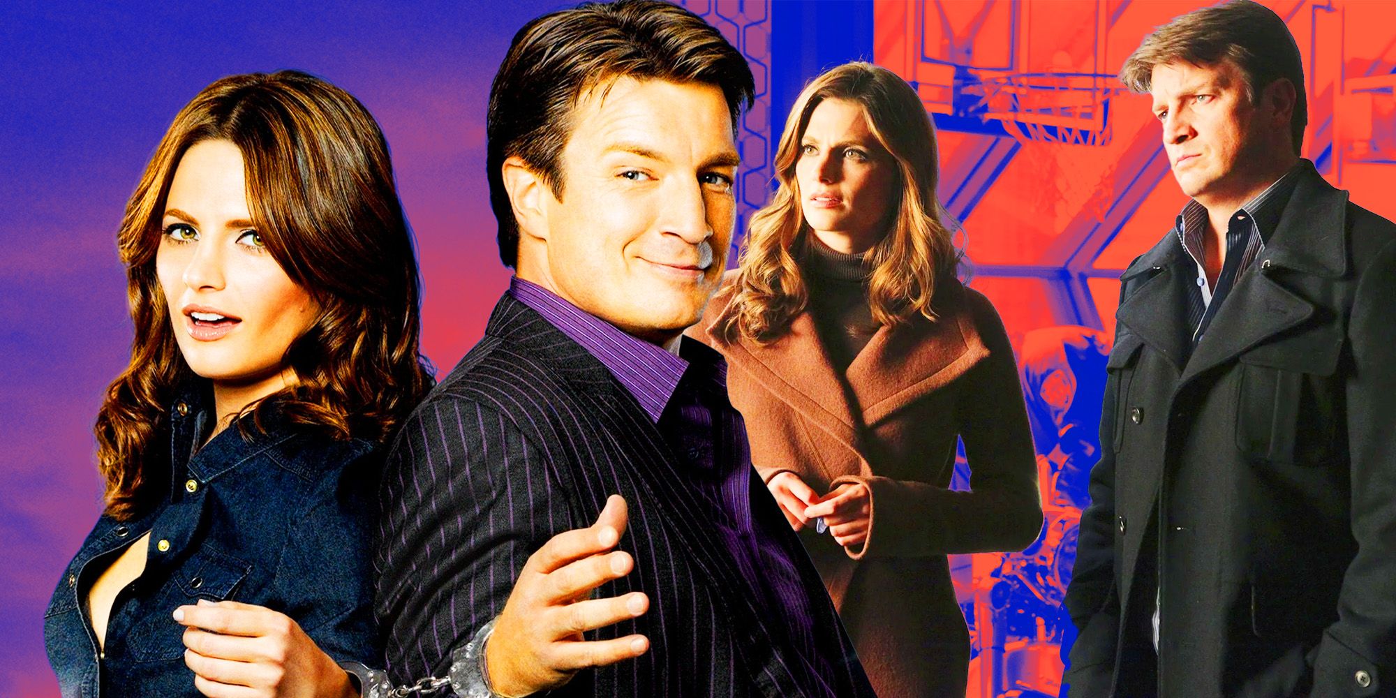 Beckett and Castle in Castle the TV series