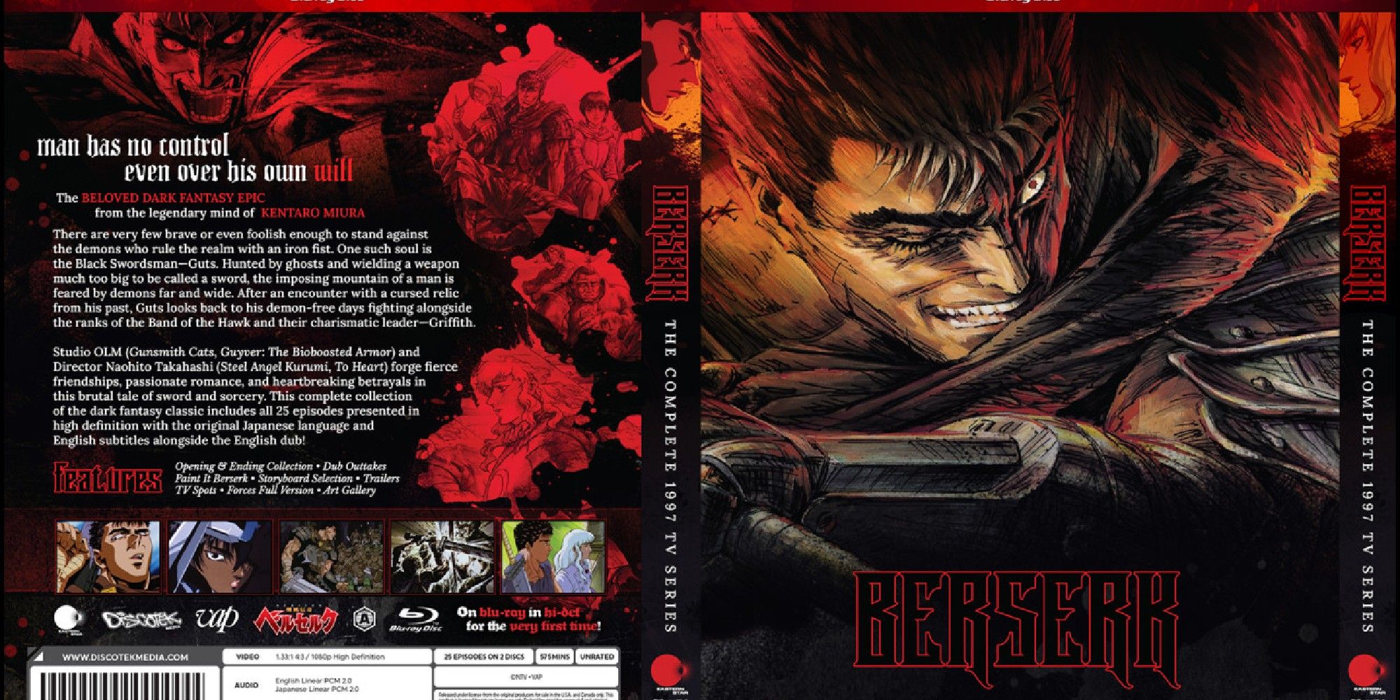 Berserk 1997 Blu-ray por Diskotek