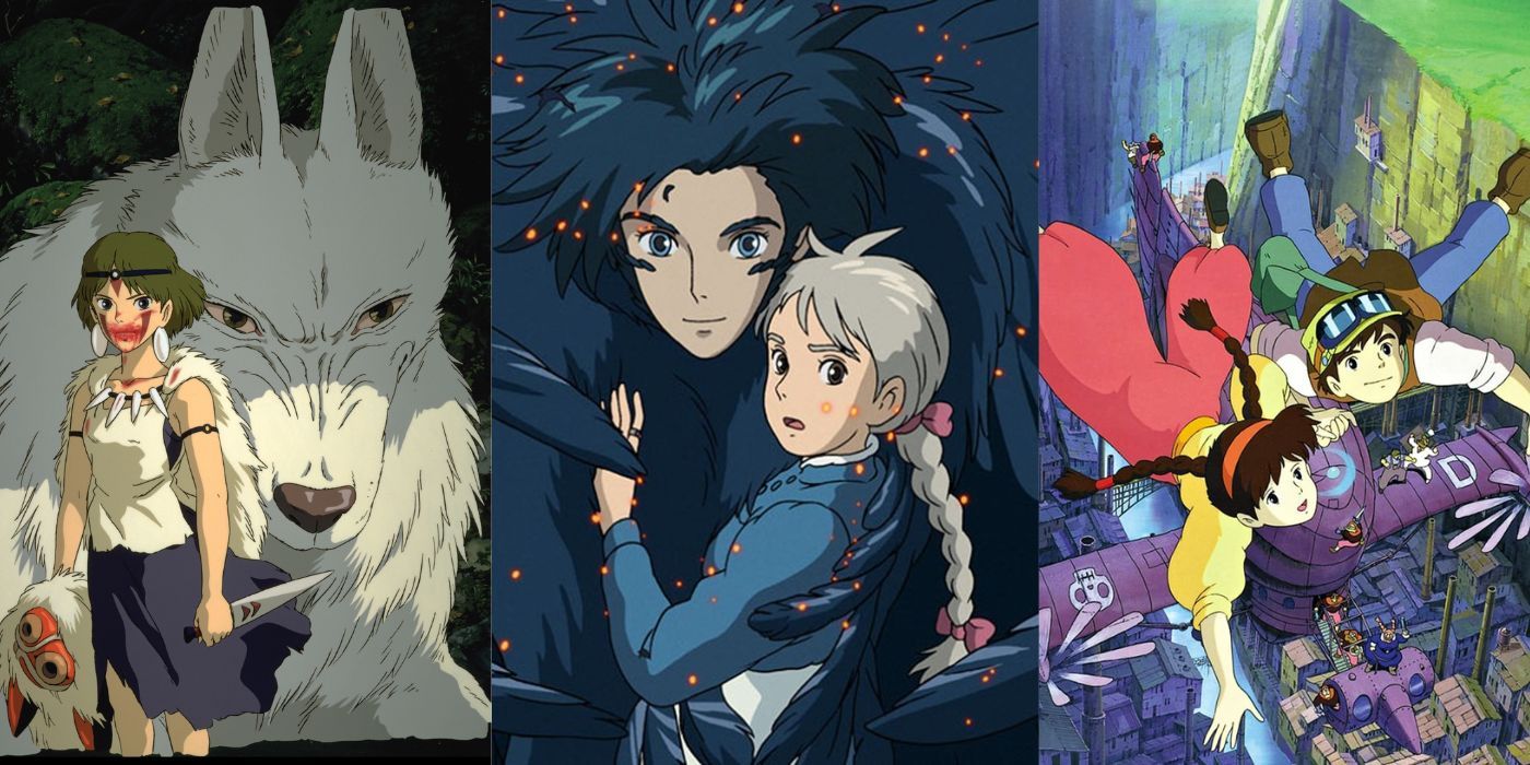 Best Ghibli Soundtracks cover page featuring official artwork from Princess Mononoke, Howl's Moving Castle, and Kiki's Delivery Service