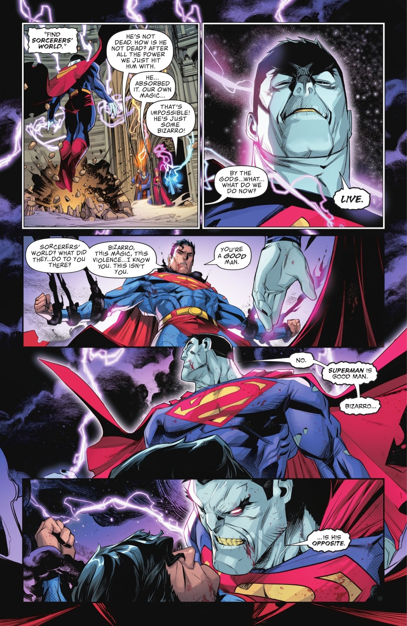 Bizarro Admits He Is An Evil Superman