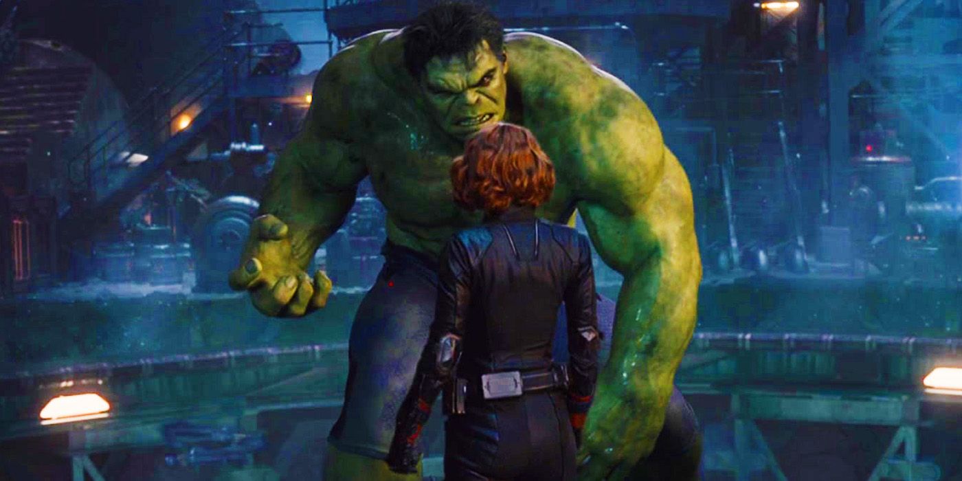 Viúva Negra acordando o Hulk em Vingadores: Era de Ultron