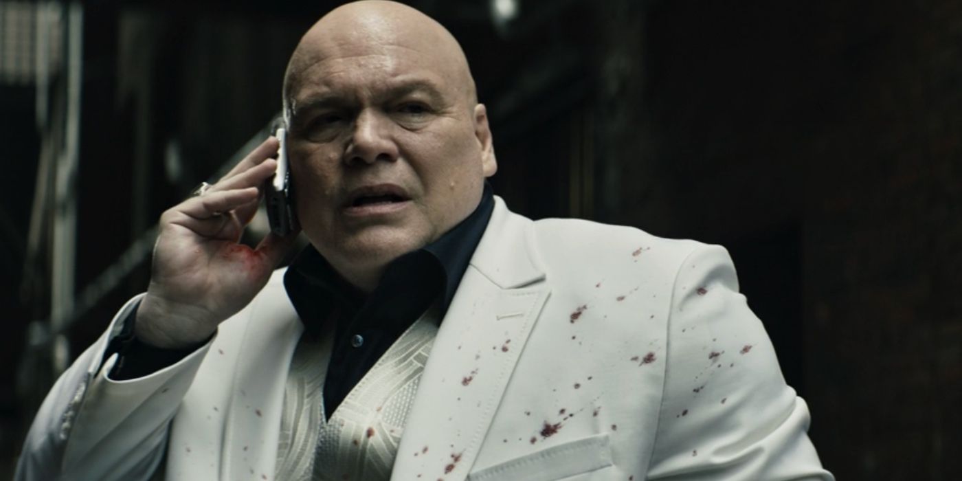 Bloody Kingpin on phone in Marvel's Echo
