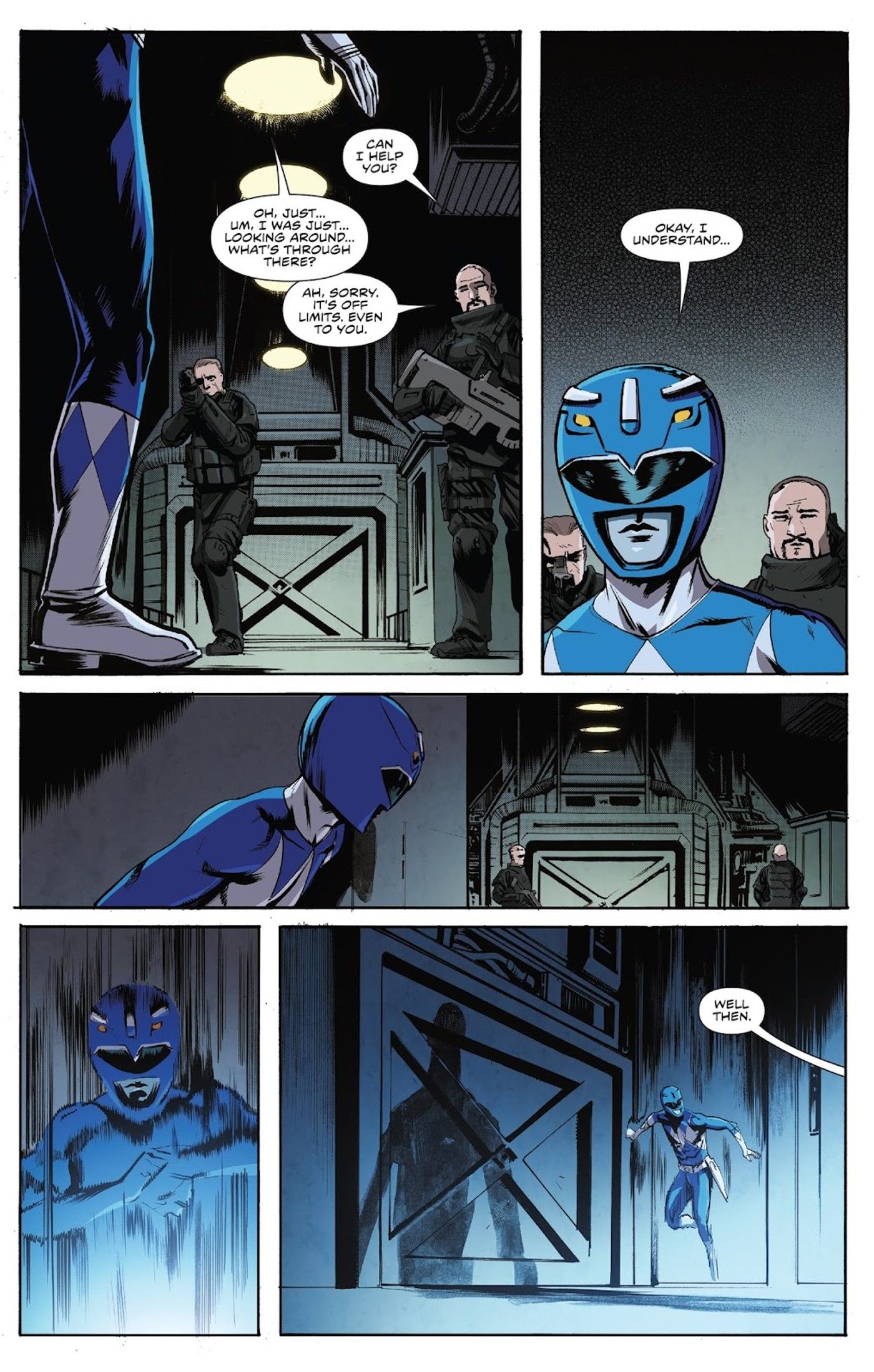 Blue Ranger Billy teleports to find Lord Drakkon at Promethea