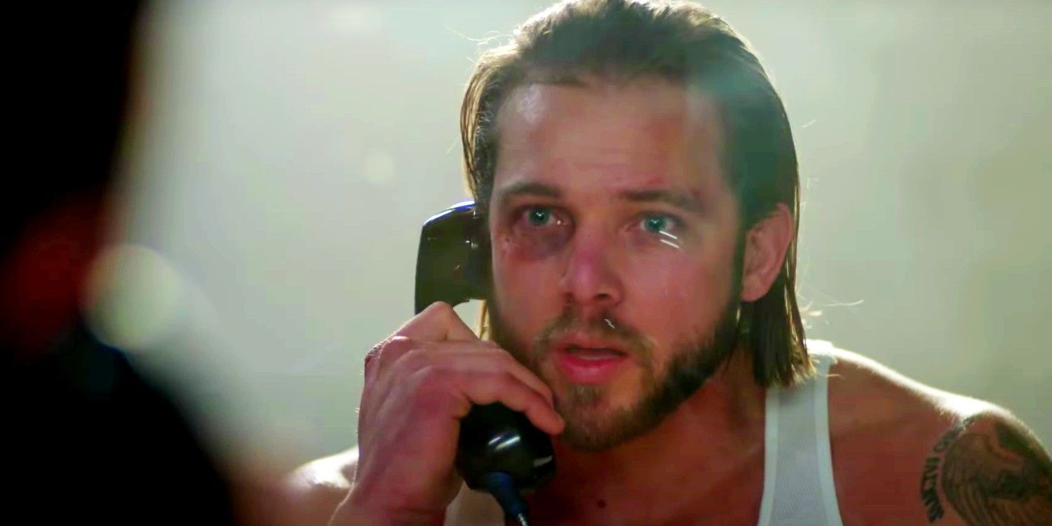 Bode on the telephone in prison in Fire Country season 2