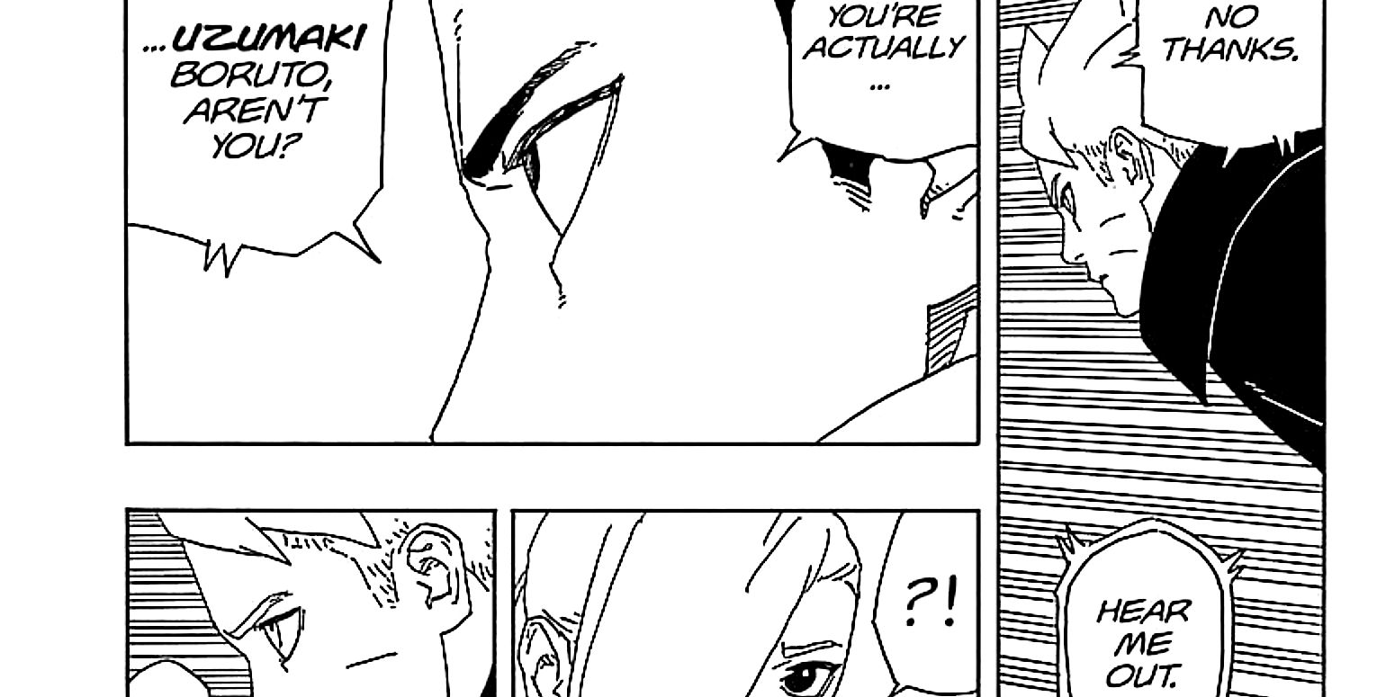 Shikamaru figures out who Boruto truly is in Boruto Two Blue Vortex