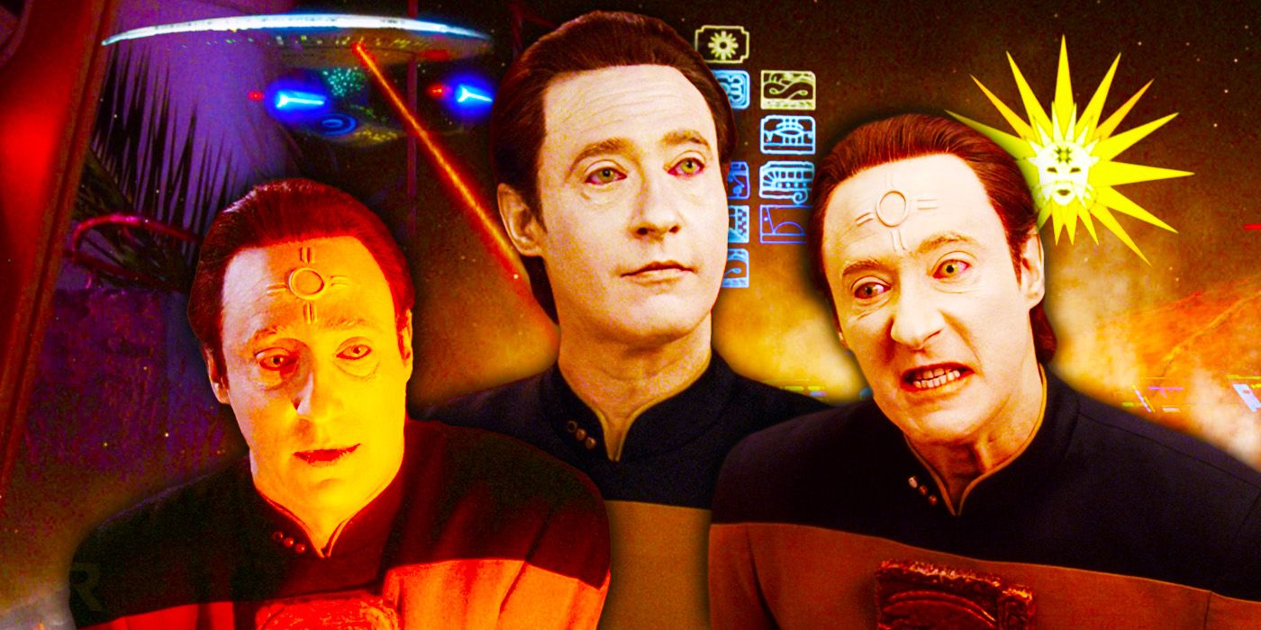 Brent Spiner Data Masks Star Trek TNG