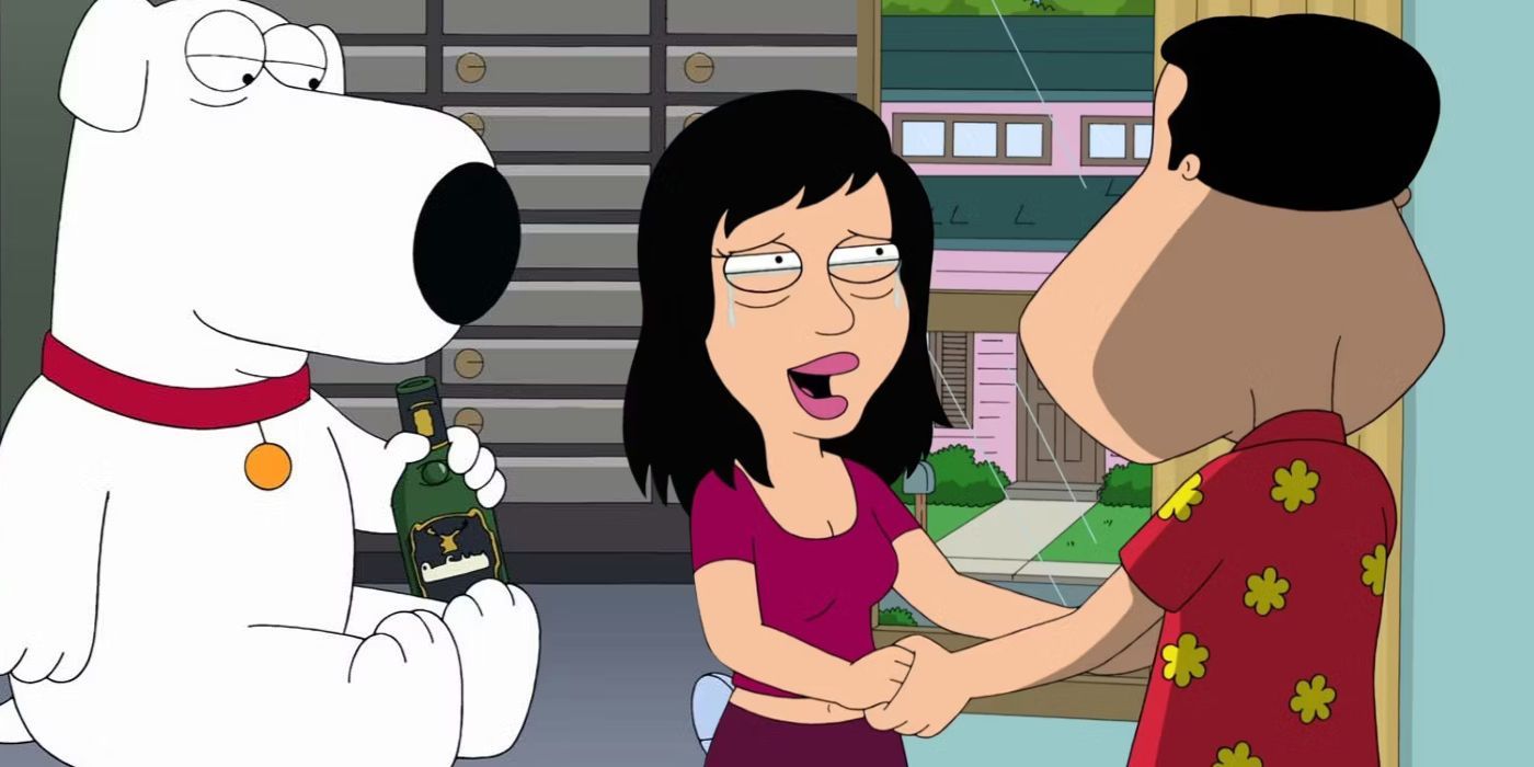 Brian and Quagmire in Family Guy.