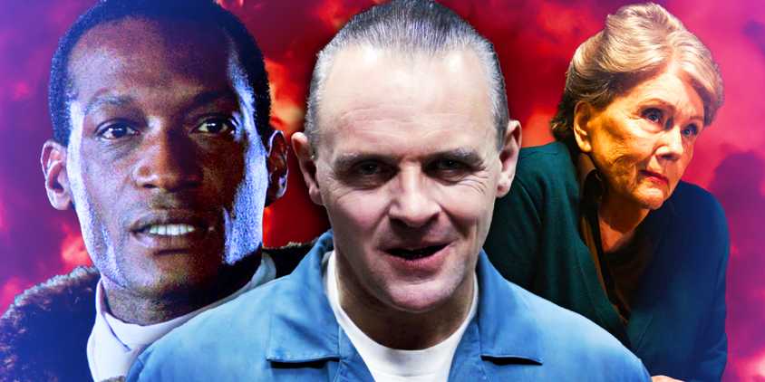 Candyman 1992, Ms. Collins from Last Night in Soho, and Hannibal Lecter. 