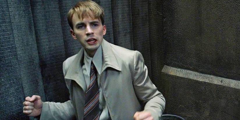 Chris Evans as Steve Rogers in Captain America: The First Avenger