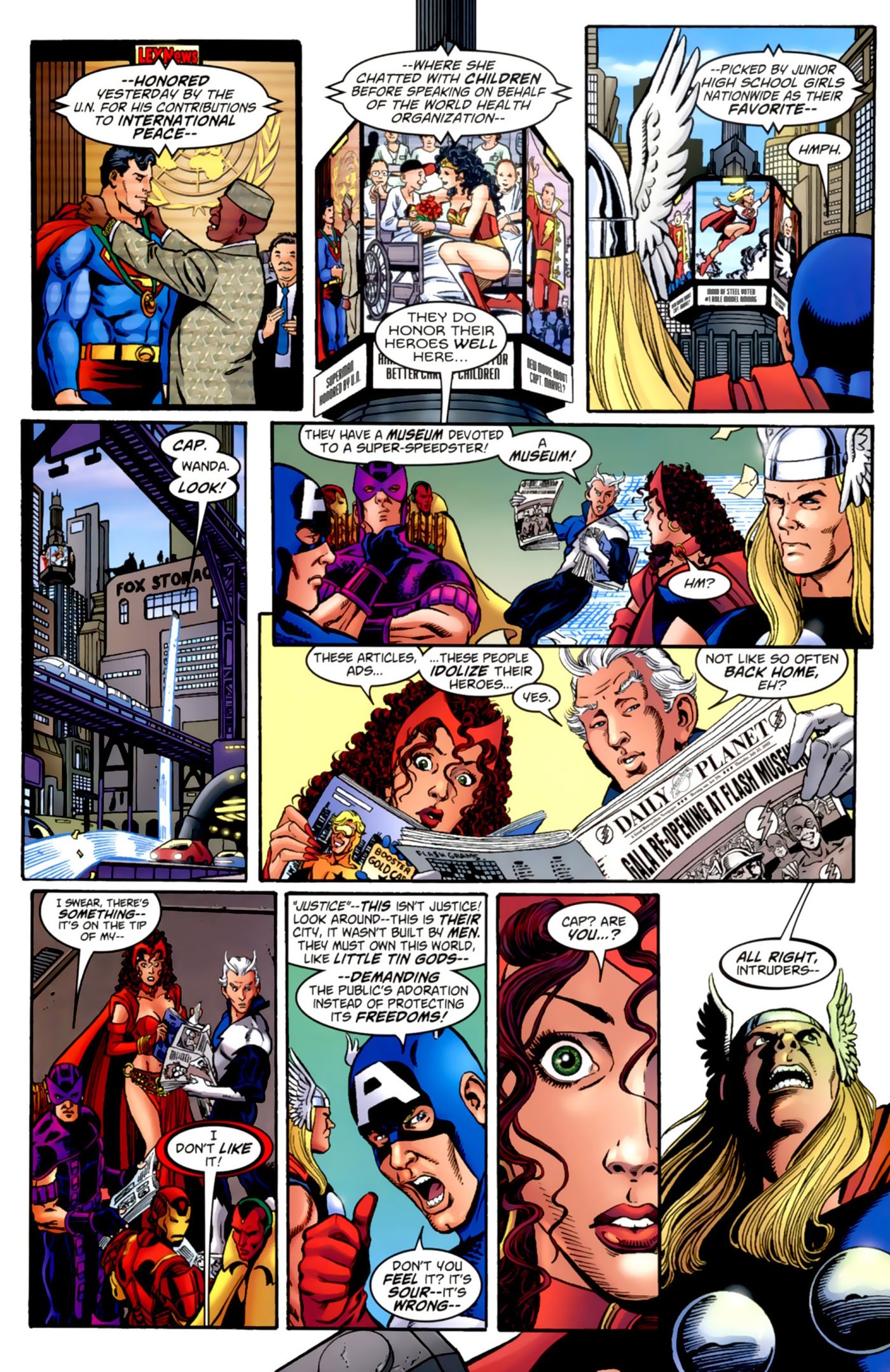 Captain America Expresses His Dislike For The Justice League