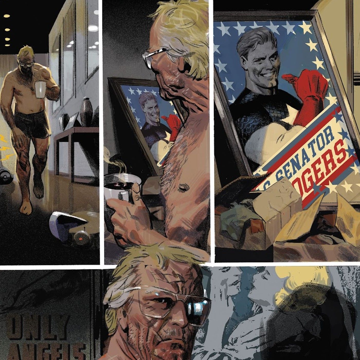 Captain America reminisces on Senator Steve Rogers