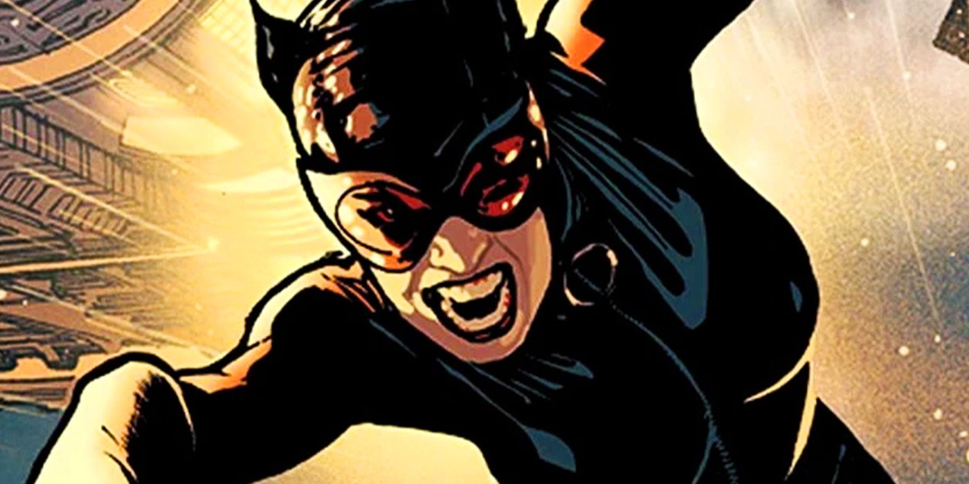 Catwoman attacks in DC Comics