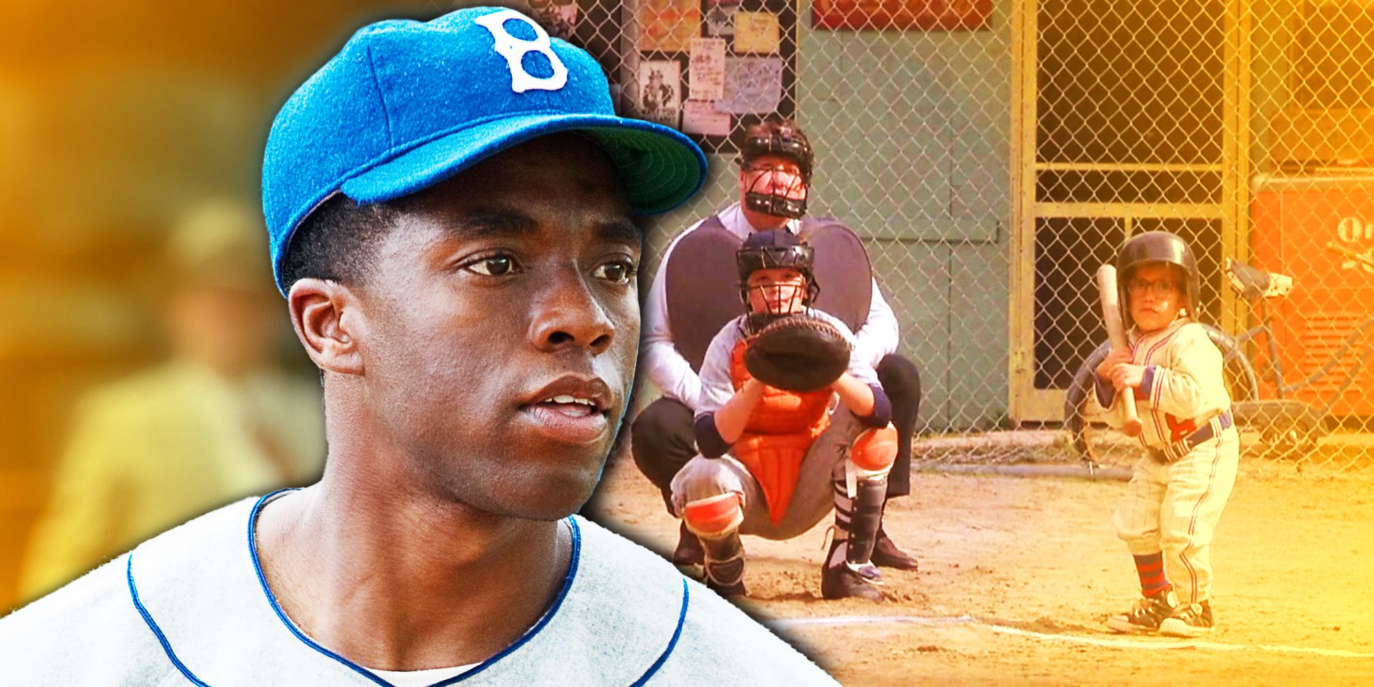 Chadwick Boseman as Jackie Robinson in 42 as well as the titular character Simon Birch