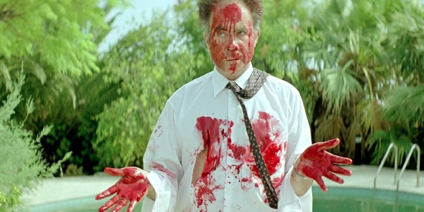 Christos Stergioglou as Father in a scene from Dogtooth.