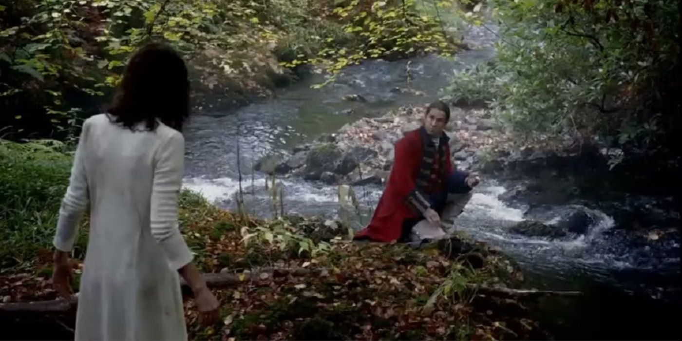 Claire and Black Jack Randall in Outlander