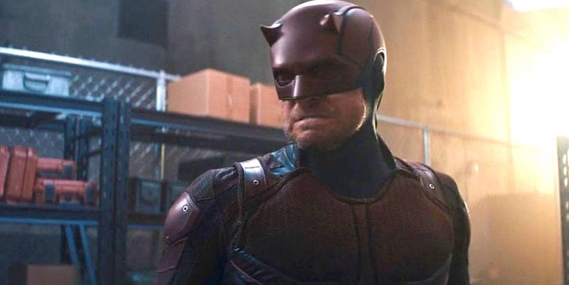 Close-up shot of Charlie Cox's Daredevil in Echo