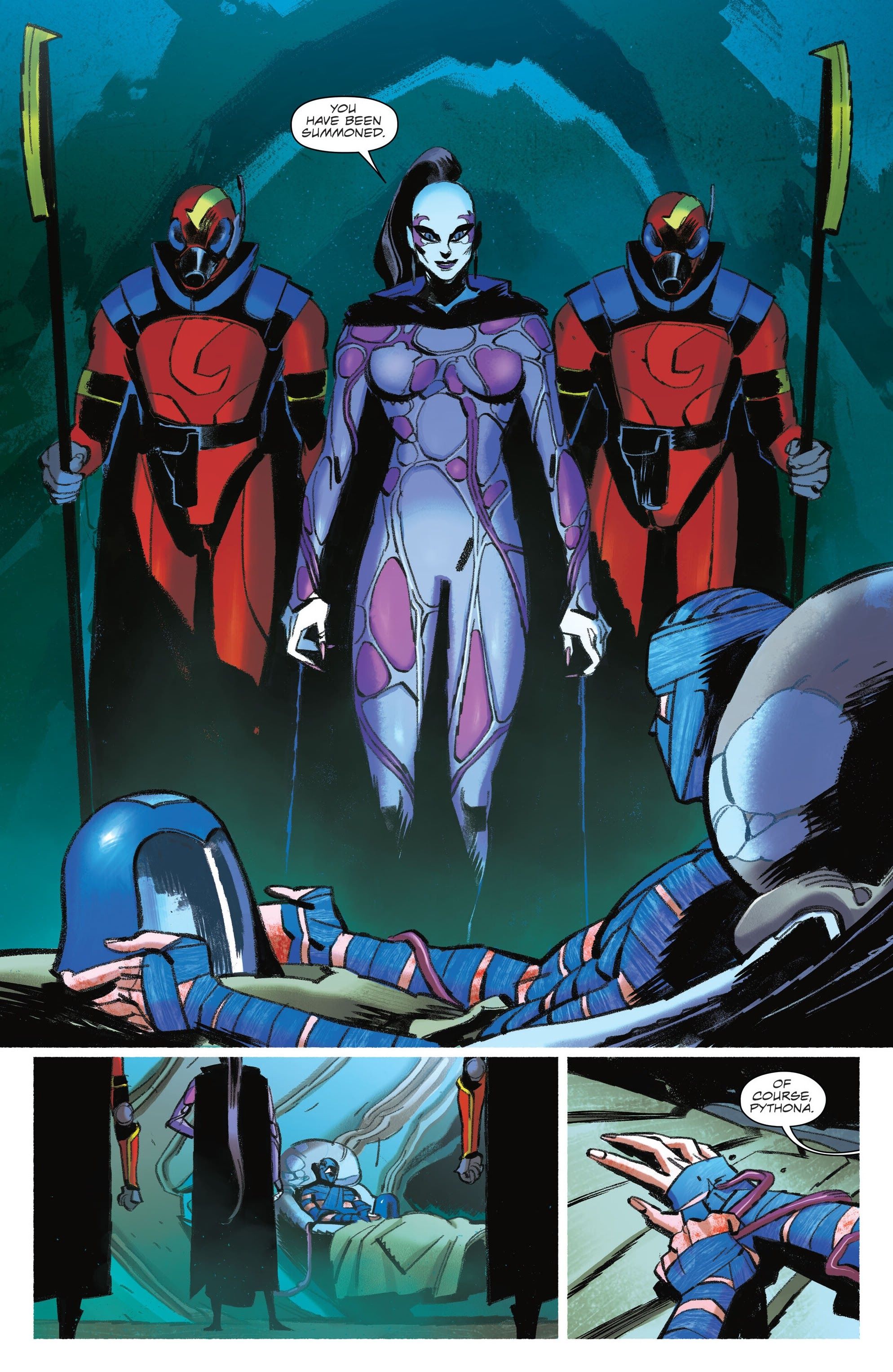 Cobra Commander #1 Cobra-La’s Pythona debuts