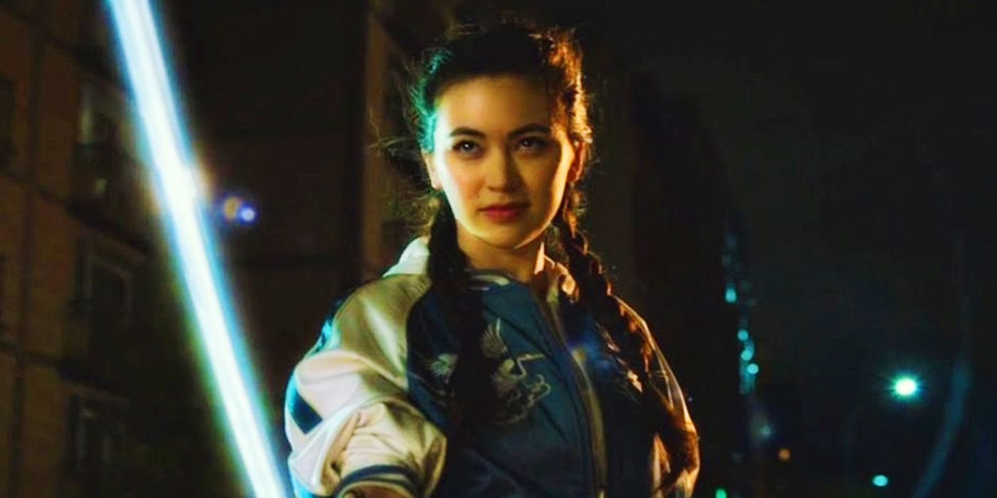 Colleen Wing with his Iron Fist sword in Iron Fist season 2