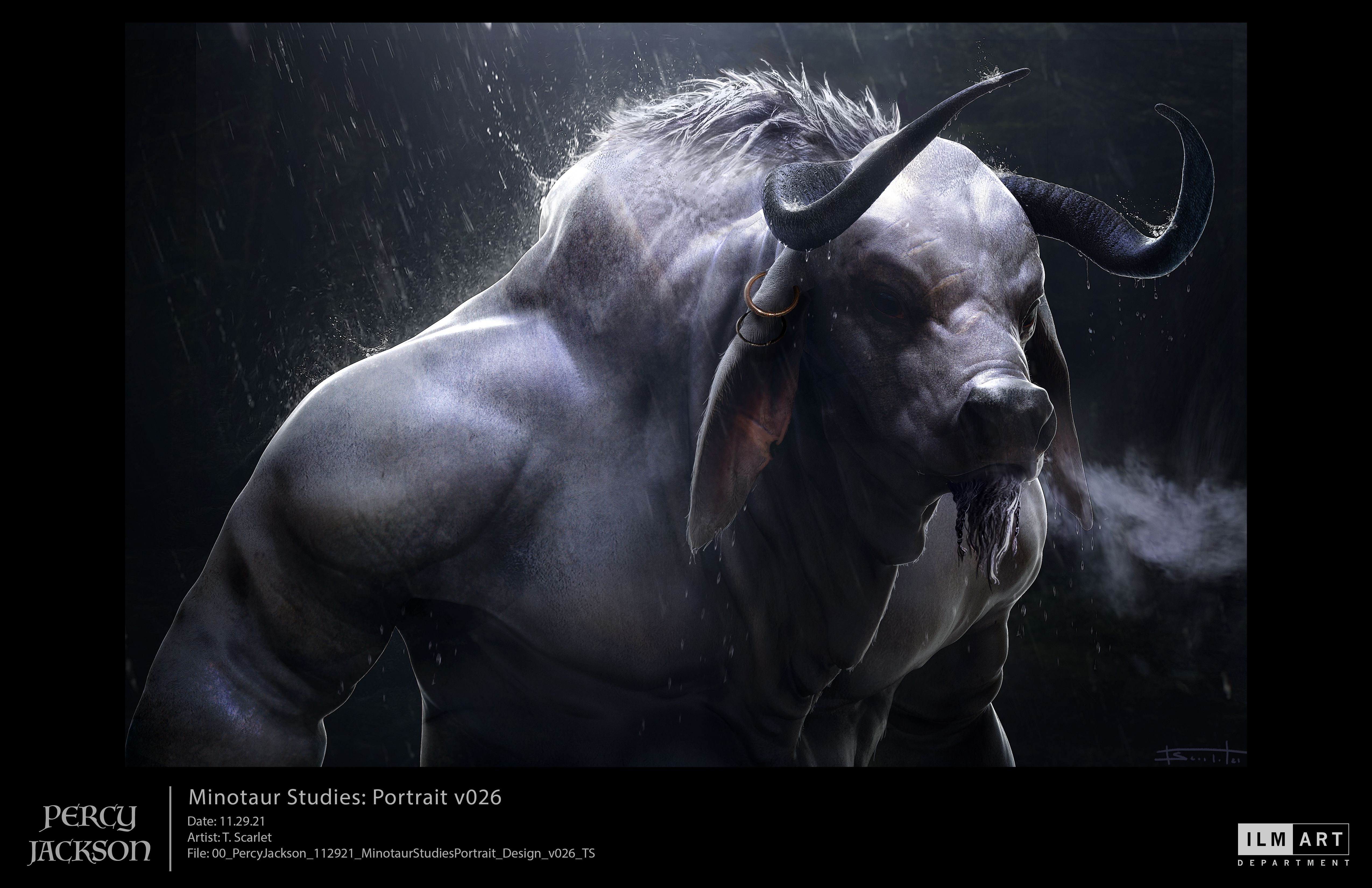Greek Minotaur Percy Jackson