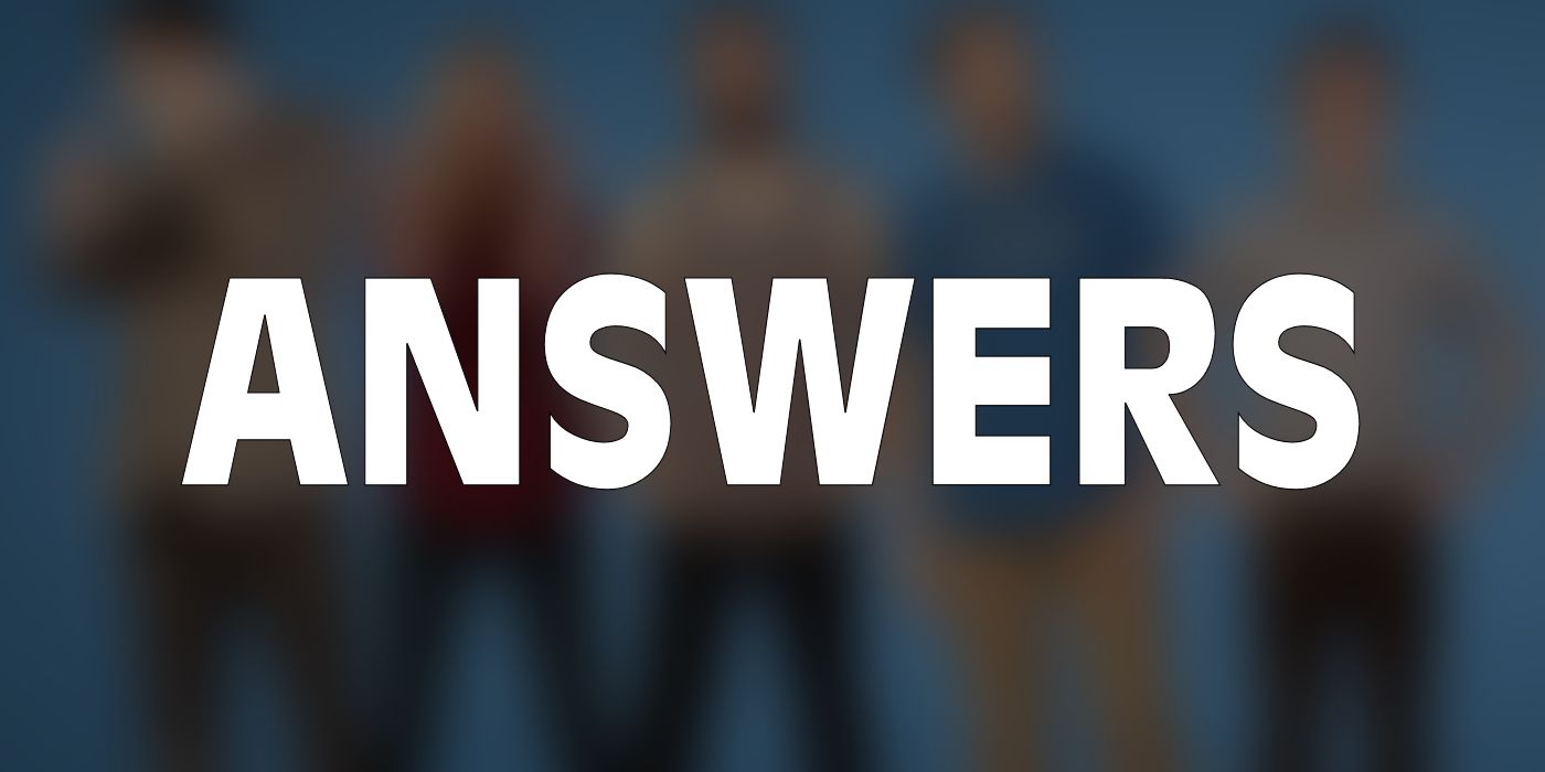 Connections January 26 the word Answers in big block letters in front of a blurred background of the YouTube series Board With Life