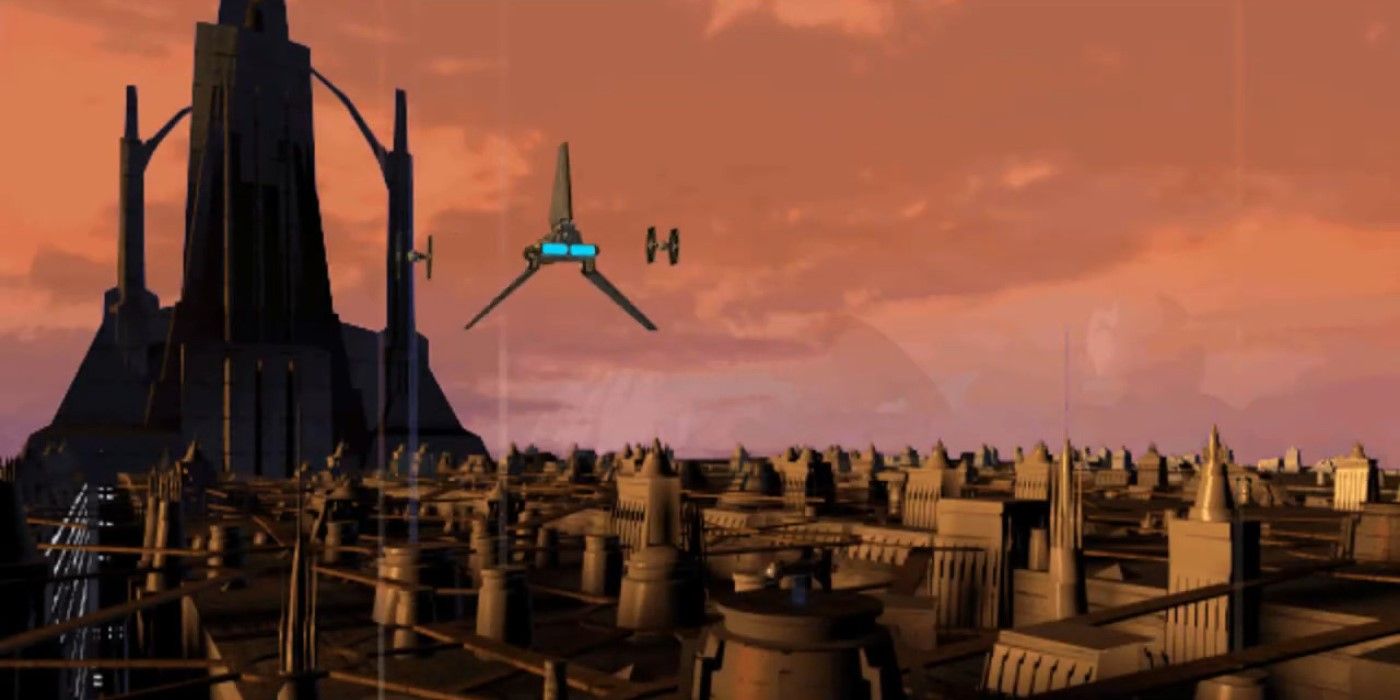 Coruscant (Imperial Center) in Star Wars Dark Forces II Jedi Knight.