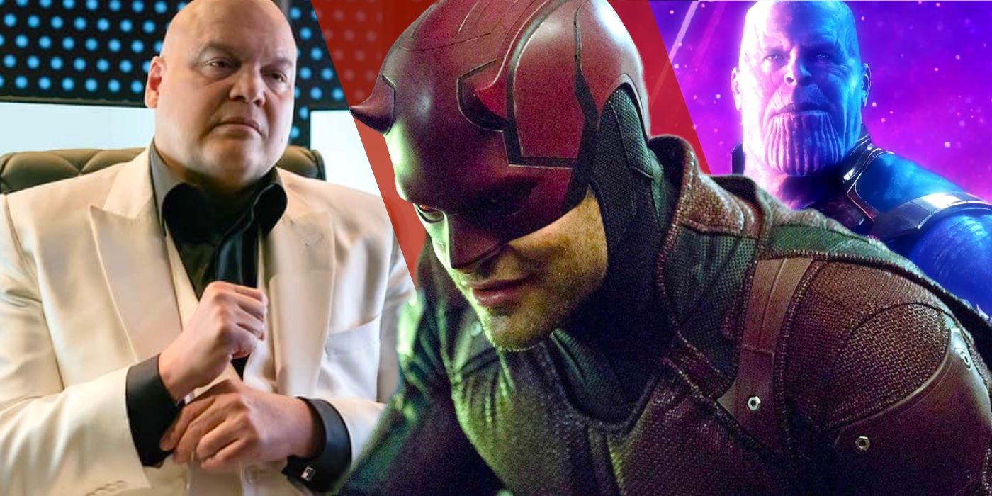 Custom Daredevil Image With Kingpin and Thanos
