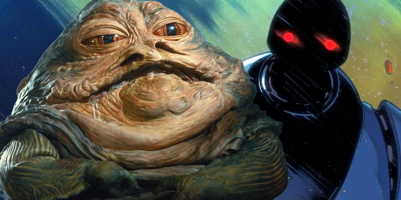 Custom Star Wars Image With Jabba and Megadroid