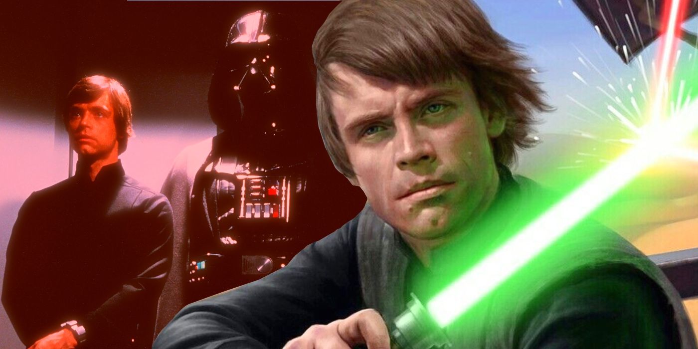 Custom Star Wars Image With Luke Skywalker and Darth Vader Together
