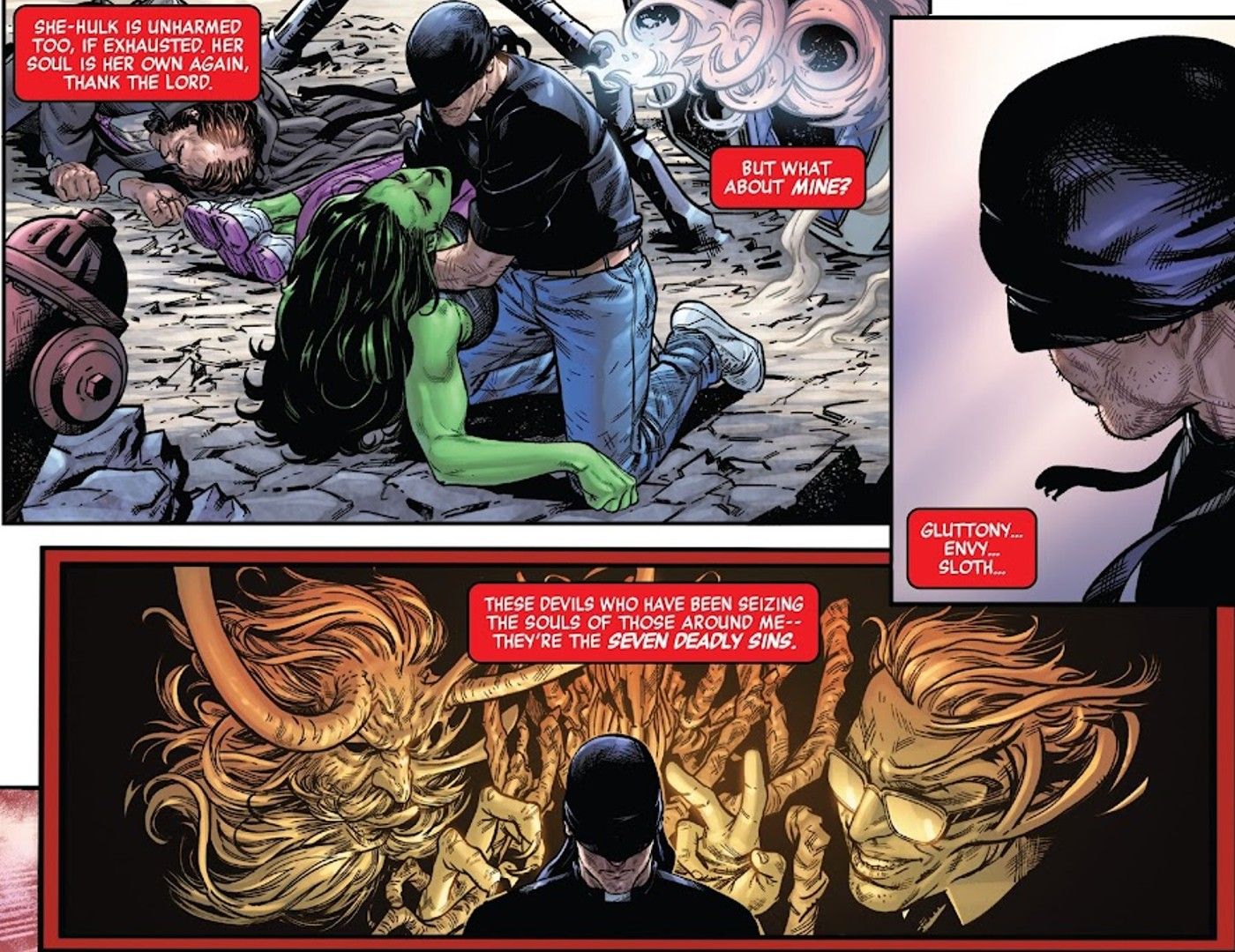 Daredevil saves She-Hulk