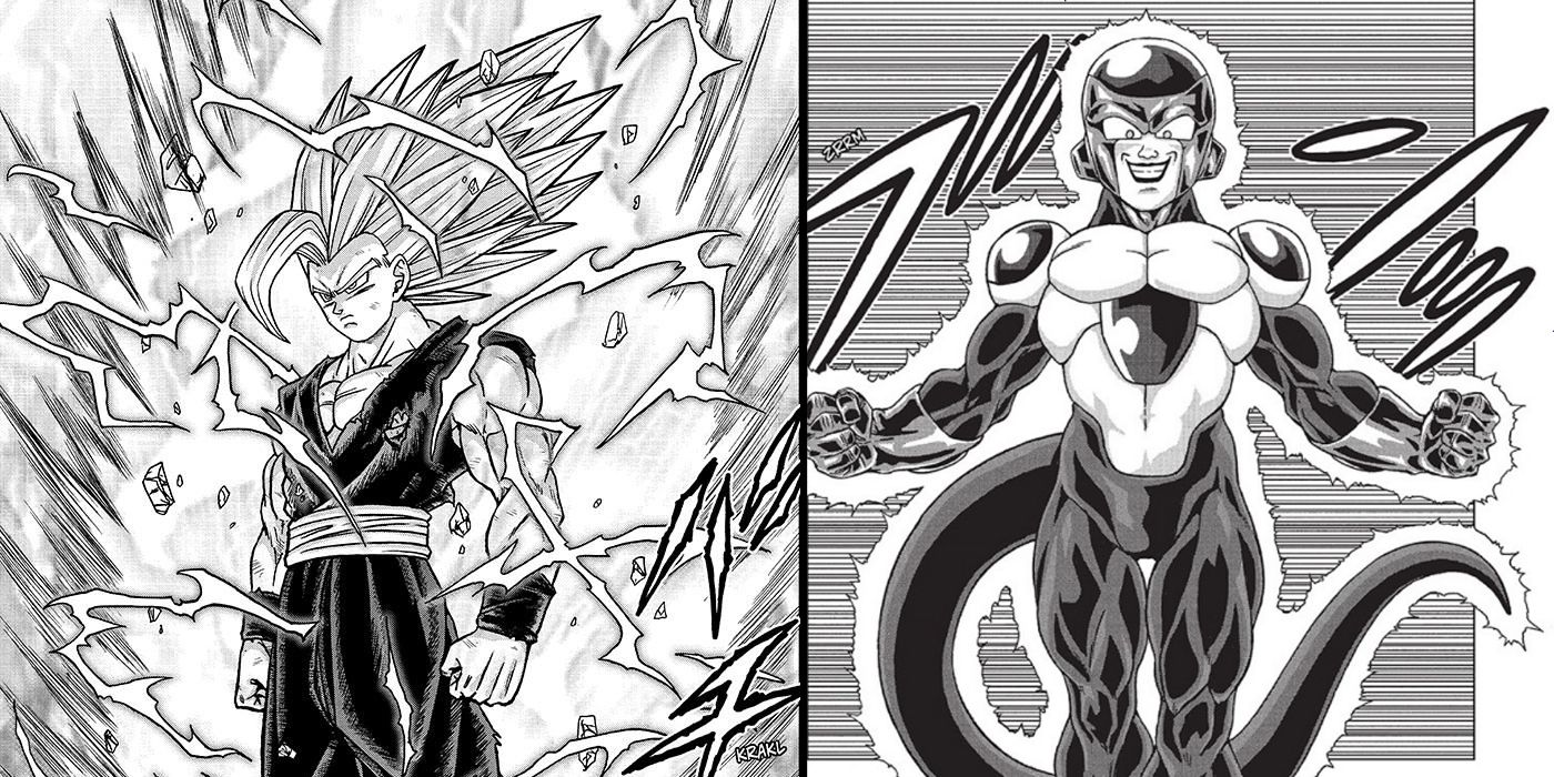 Dragon Ball Super: Gohan Beast from Ch. 99 and Black Frieza from Ch. 87.