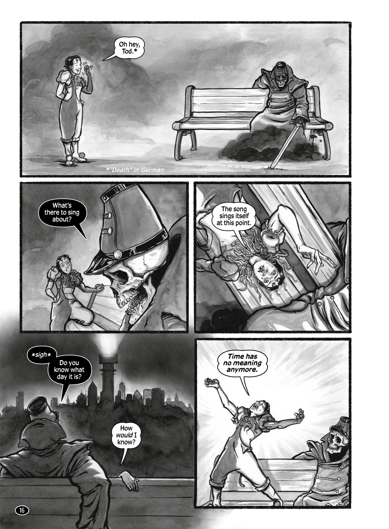 Preview of page 16 from Death Strikes