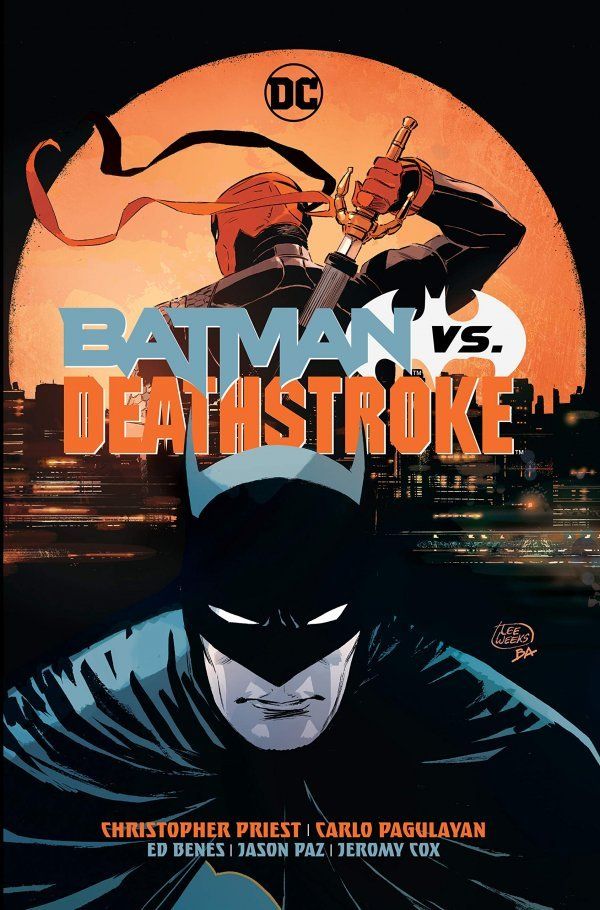 Deathstroke Batman vs. Deathstroke HC cover by Christopher Priest