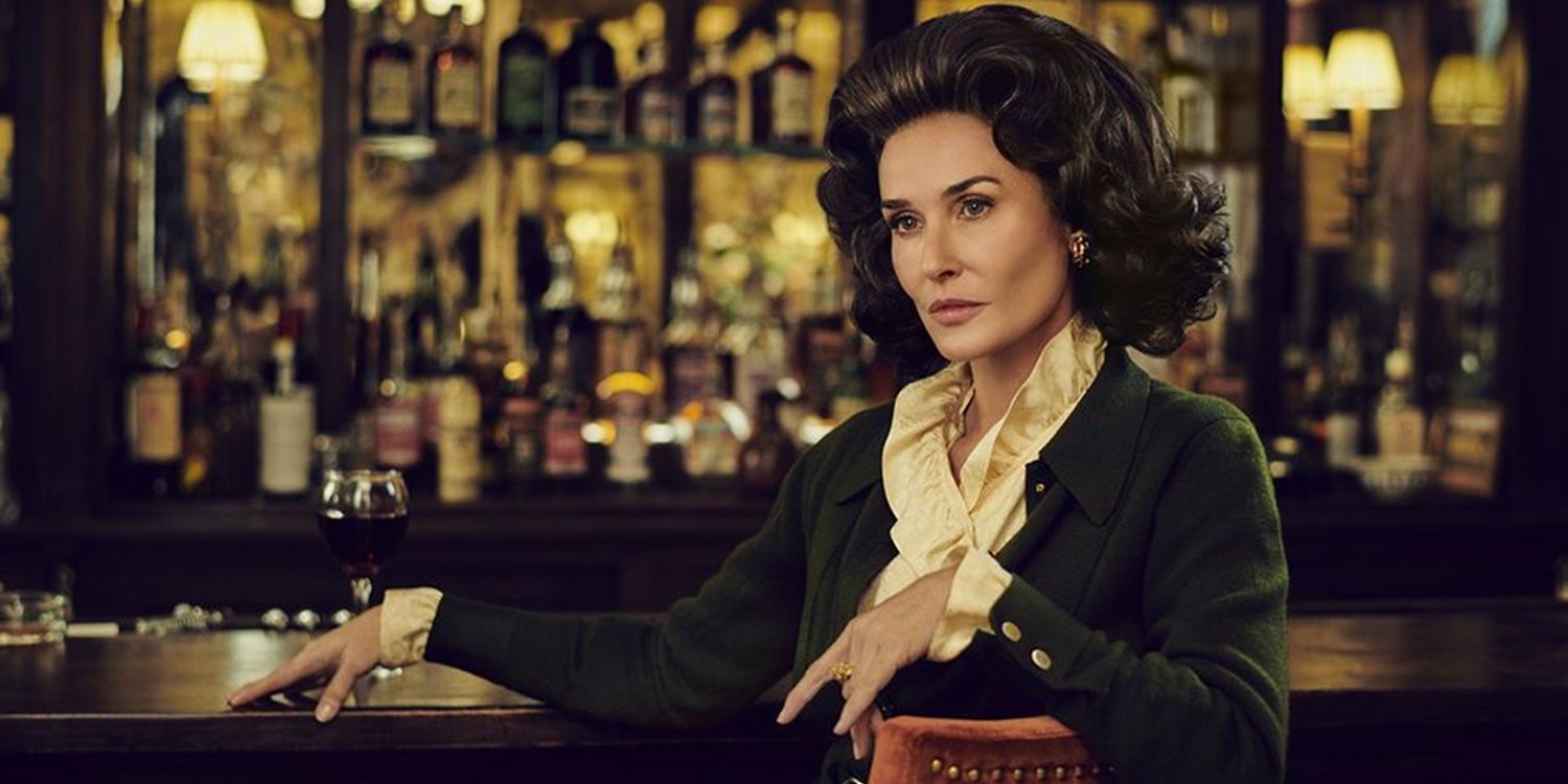 Demi Moore in a bar in Feud season 2