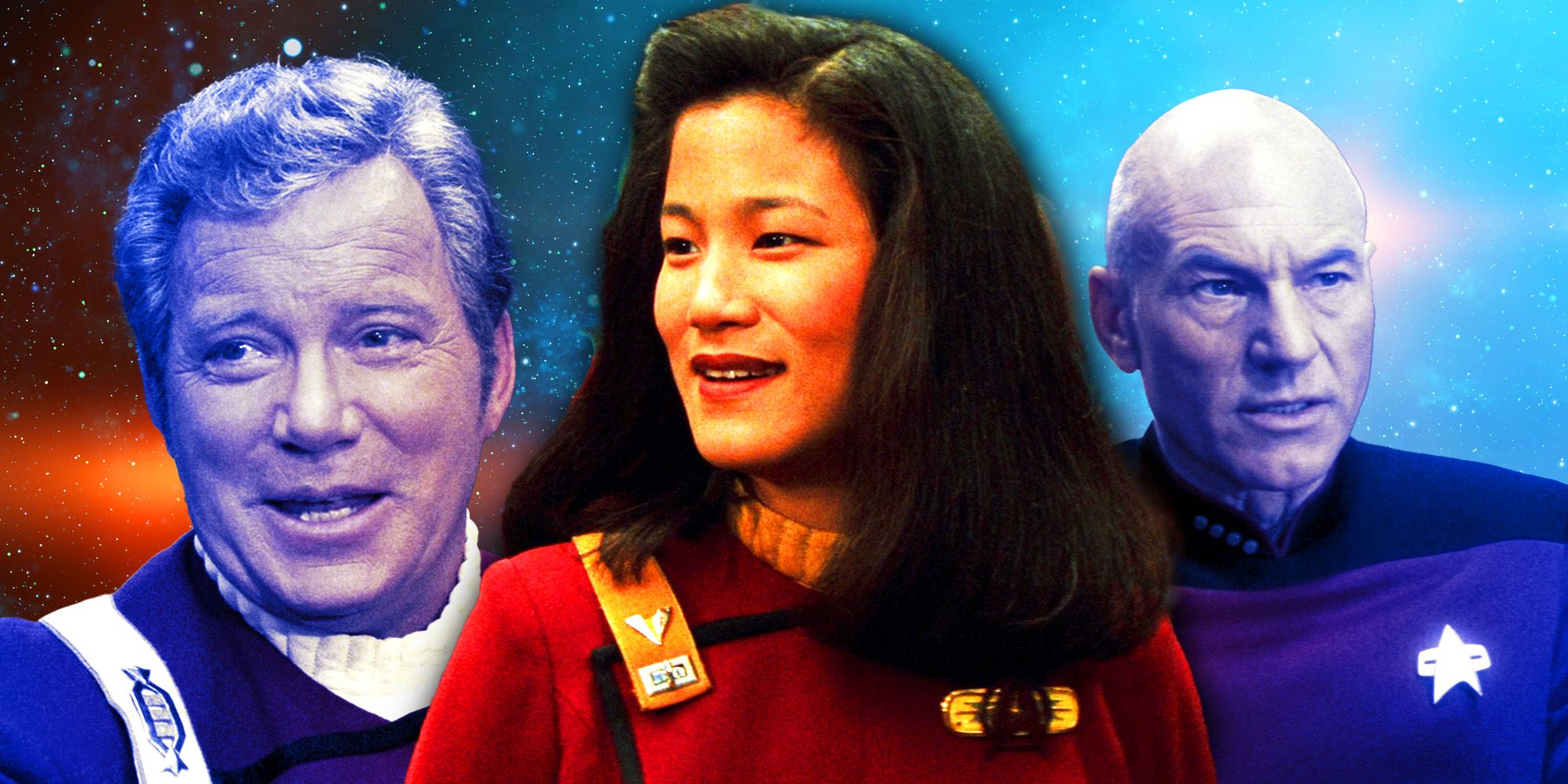Demora Sulu, Kirk and Picard from Generations